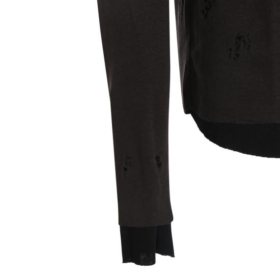 26FW 톰크롬 긴팔 티셔츠 MTS96901 186 COLD BROWN - THOM KROM