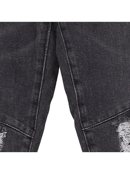  발망 데님 팬츠 BABH4MG010DB750PCSG BLACK - BALMAIN