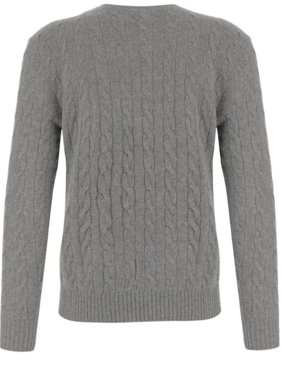 26FW 폴로 랄프로렌 케이블 니트 스웨터 710876762012 Grey - POLO RALPH LAUREN