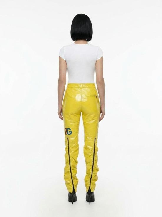  돌체앤가바나 팬츠 DOI3AANZFUSJTA0177SG YELLOW - DOLCE & GABBANA