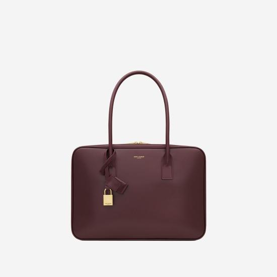 25FW 생로랑 삭 드 주르 바울레또 백 832383 BURGUNDY