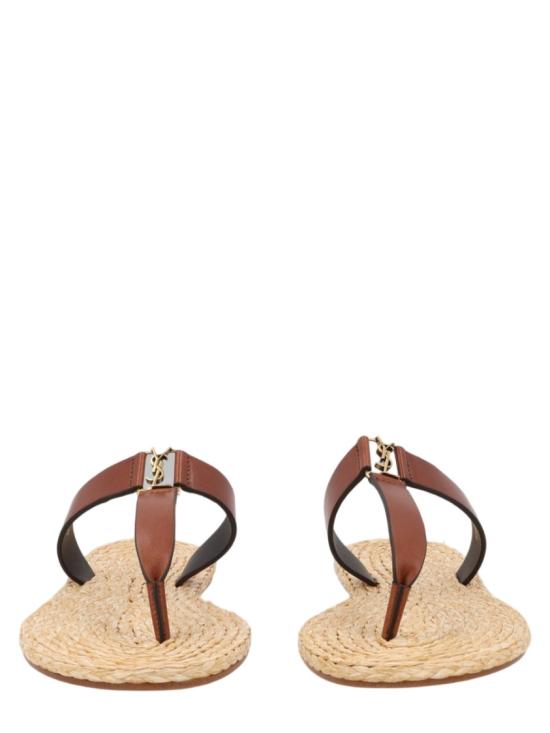  생로랑 샌들 869729 DWEDD6036 Neutrals