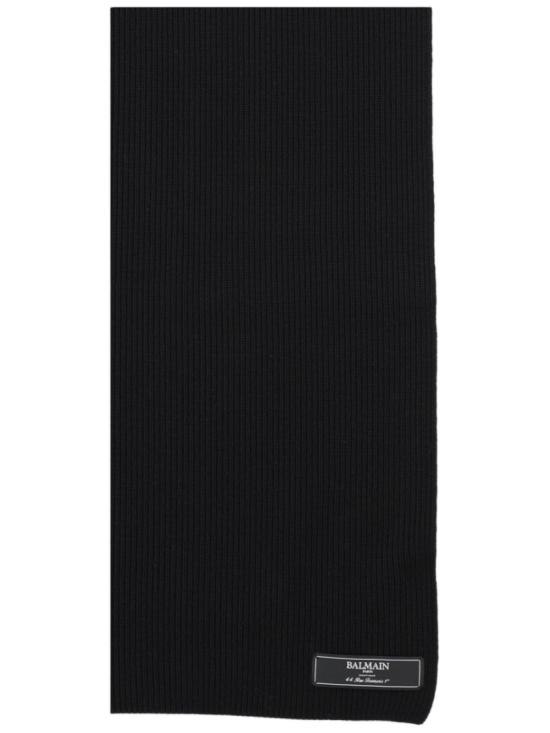 26FW 발망 머플러/스카프 HH1XG070KK35 0PA Black - BALMAIN