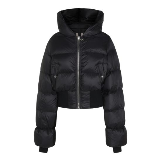 26FW 릭 오웬스 타워 신치드 후드 다운 재킷 타워 신치드 후드 다운 재킷 RP02F5775NPD309 Black - RICK OWENS