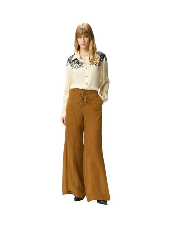 26SS 핑코 팔라초 팬츠 106947A3AX L25 Bronzo - PINKO