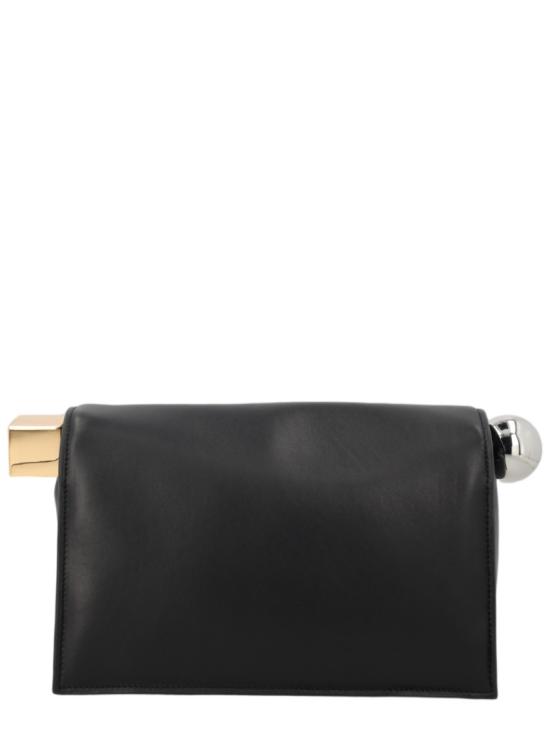 26FW 자크뮈스 론드 까레 클러치 BAW00356AC2 7L14990 Black - JACQUEMUS