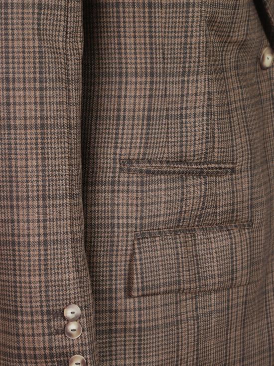 26FW 돈답 수트 자켓 DJ789QF0208D XXX 737 CHOCOLATE - DONDUP