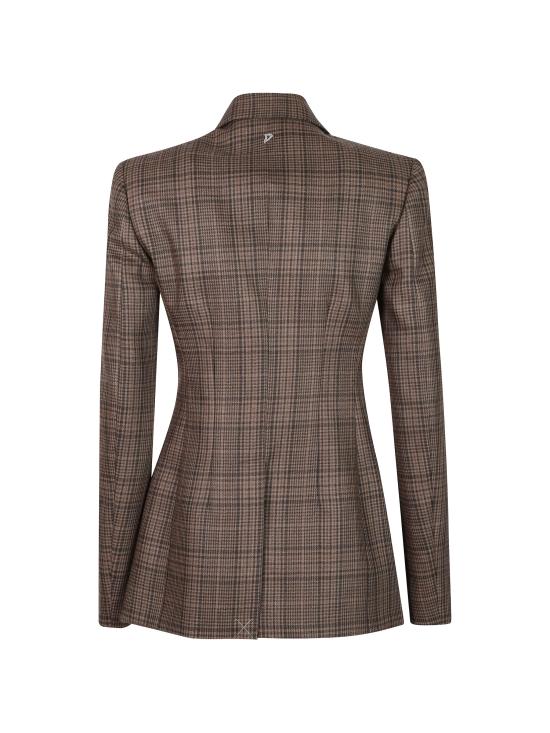 26FW 돈답 수트 자켓 DJ789QF0208D XXX 737 CHOCOLATE - DONDUP