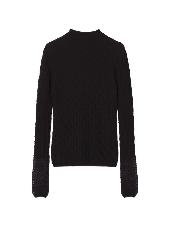 26FW 랑방 스웨터 RW PO0005 K123 A26 10 NERO
