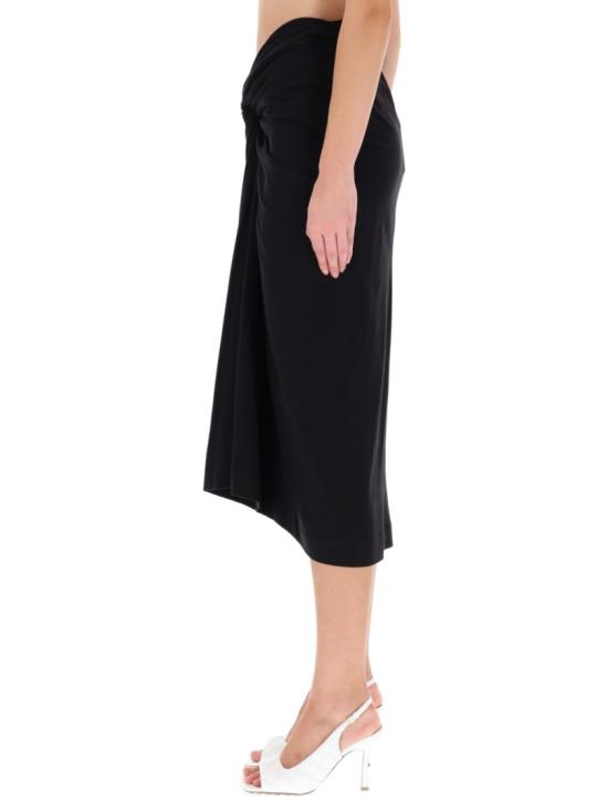 25FW 드리스 반 노튼 미디 스커트 011112 2603900 Black - DRIES VAN NOTEN