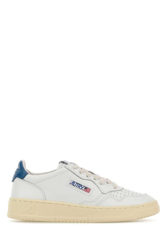 26FW 오트리 메달리스트 로우 레더 스니커즈 AULW LL29 WHITE