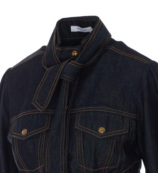 26FW 짐머만 데님 셔츠 9487TF26R ONXB BLUE - ZIMMERMANN