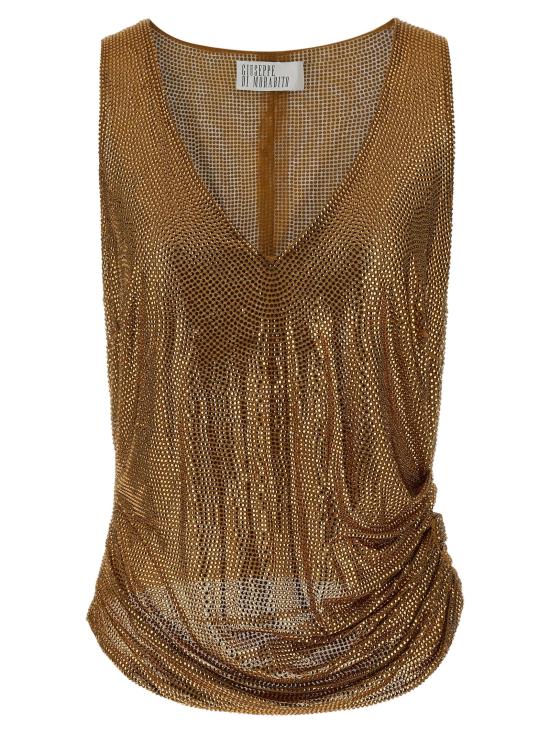 26FW 쥬세페 디 모라비토 민소매 티셔츠 GI341318BM GOLD - GIUSEPPE DI MORABITO