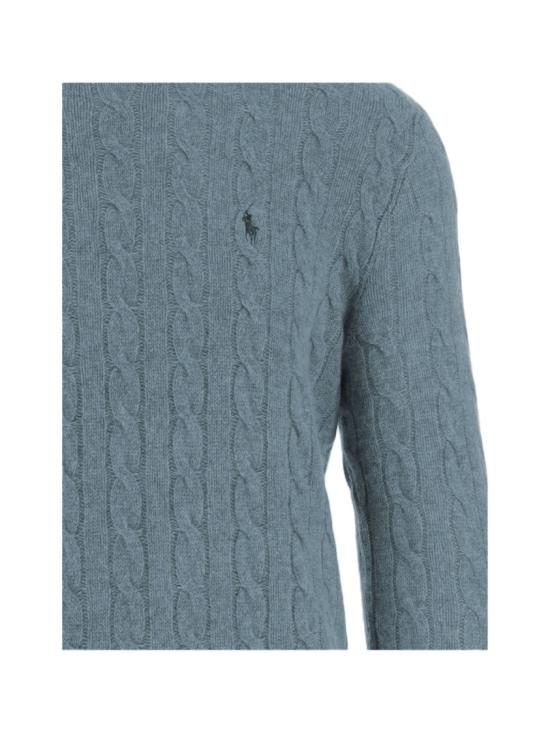26FW 폴로 랄프로렌 케이블 니트 스웨터 710876762506 Blue - POLO RALPH LAUREN