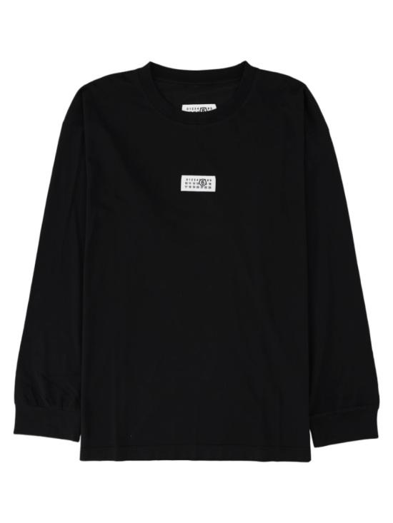 26FW MM6 메종마르지엘라 긴팔 티셔츠 SH0NH0028 M20258900 Black