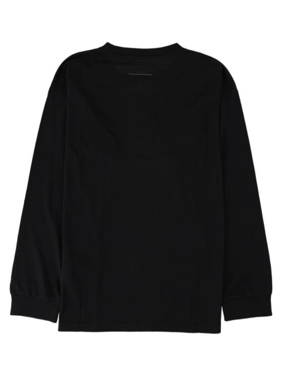 26FW MM6 메종마르지엘라 긴팔 티셔츠 SH0NH0028 M20258900 Black - MM6 MAISON MARGIELA