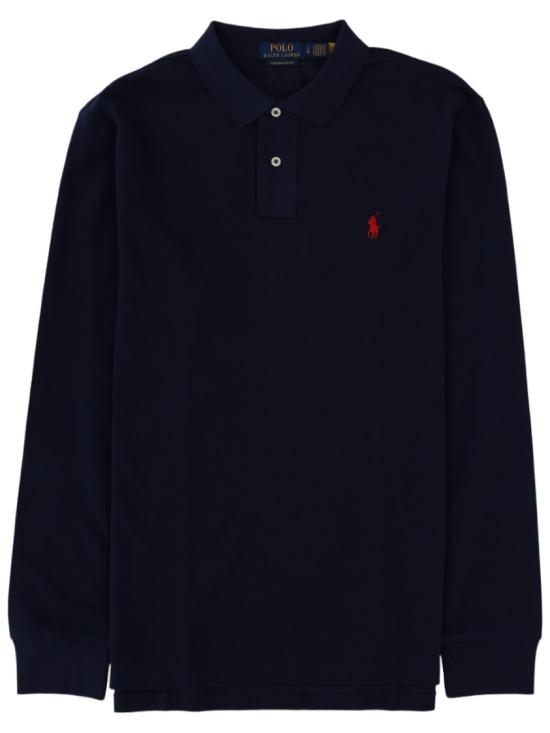 26FW 폴로 랄프로렌 클래식 핏 코튼 폴로 셔츠 710680790 046NEWPORTNAVY C3870 Black