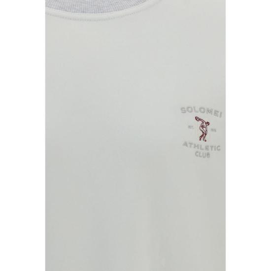 26FW 브루넬로 쿠치넬리 긴팔 티셔츠 BRMM8263390GCA819BB WHITE - BRUNELLO CUCINELLI