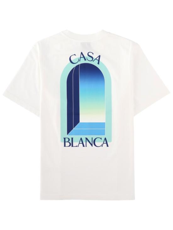26FW 카사블랑카 반팔 티셔츠 M PF26 JTS 001 14GRADIENTARCH White - CASABLANCA