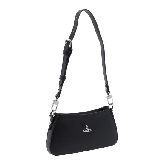 26FW 비비안웨스트우드 ORB 타샤 레더 스터드 숄더백 5801000JW S0026N401 BLACK - VIVIENNE WESTWOOD