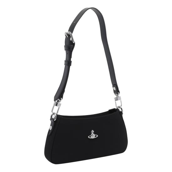 26FW 비비안웨스트우드 ORB 타샤 레더 스터드 숄더백 5801000JW W001YN401 BLACK - VIVIENNE WESTWOOD