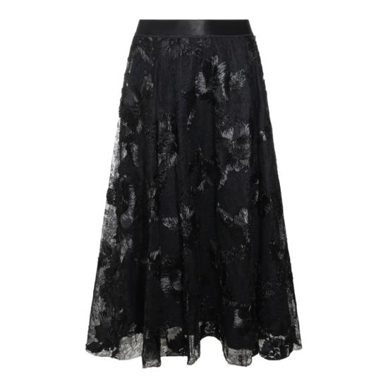 26FW 니사 롱 스커트 FS16840BLACK