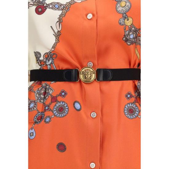 26FW 베르사체 셔츠 VE10254951A186365O360BB ORANGE - VERSACE