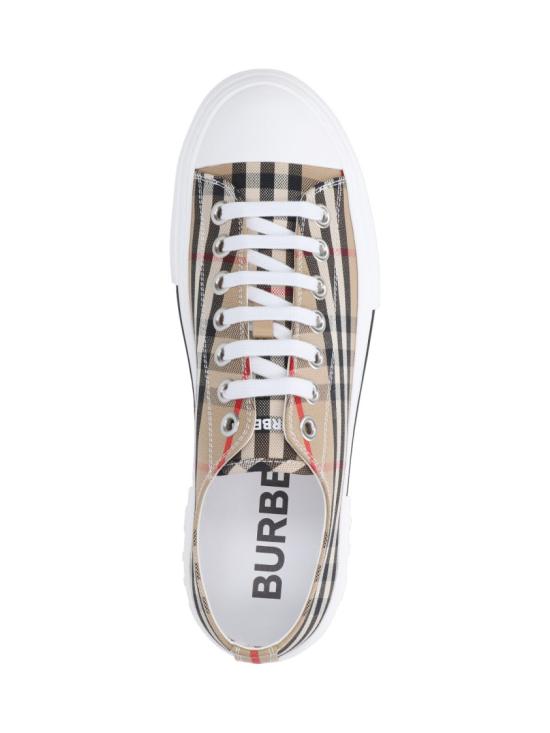 26FW 버버리 빈티지 체크 코튼 스니커즈 8049745A7028 Neutrals - BURBERRY