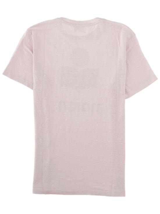 26FW 이자벨마랑에뚜왈 즈웰 로고 티셔츠 즈웰 로고 티셔츠 TS0001FB A1N10ELKSI Pink - ISABEL MARANT ETOILE