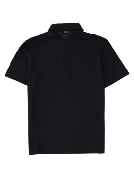 26FW 에르메네질도제냐 폴로 티셔츠 UI392A4 I752B09 Black - ERMENEGILDO ZEGNA