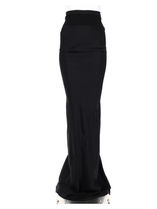 26FW 릭 오웬스 롱 스커트 RP02F5381 SCH09 Black