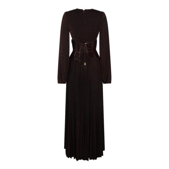 26FW 엘리자베타프랜치 원피스 ABR1566E2EV9 Brown - ELISABETTA FRANCHI