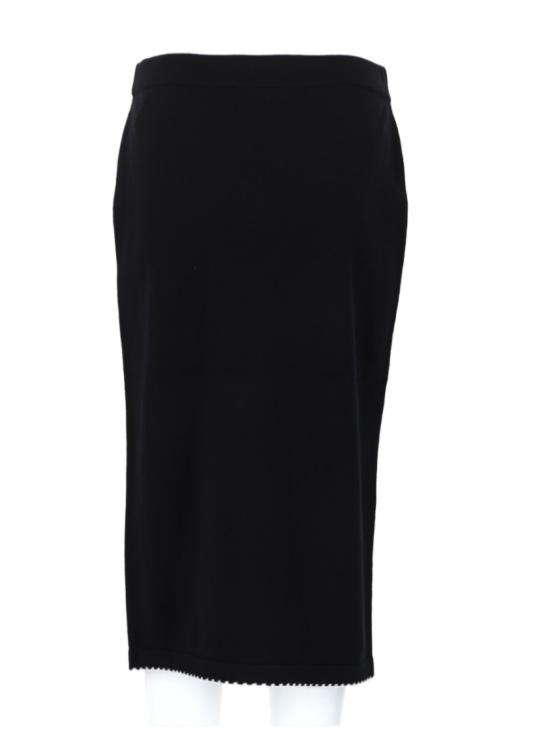 26FW 토리버치 미디 스커트 182739 960 Black - TORY BURCH