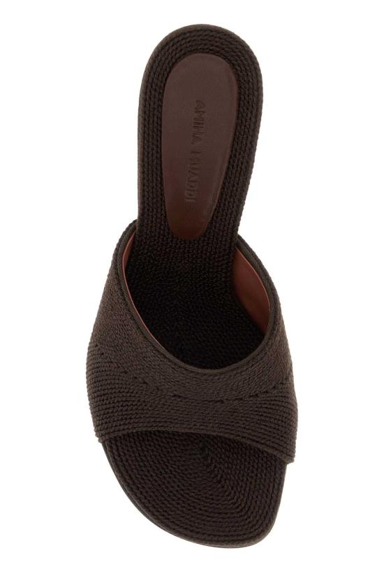26FW 아미나 무아디 샌들 TAYLORWOVENSLIPPER90 COFFE BROWN - AMINA MUADDI