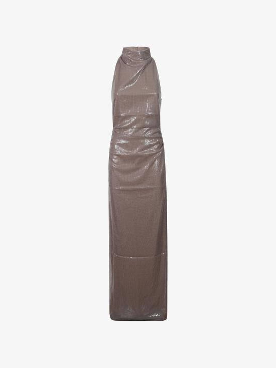 26FW 로테이트 미디 원피스 116286 1078 Marrone