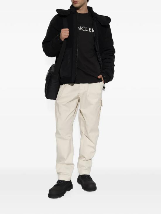 26FW 몽클레어 몽덕 로고 코튼 티셔츠 L20918C0003389B8U 999 NERO - MONCLER