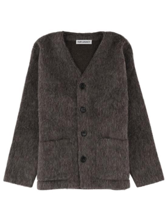 26FW 아워레가시 가디건 몰 그레이 헤어리 울 M2266CM MOLEGREYHAIRYWOOL