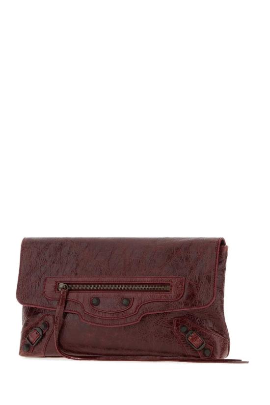 26FW 발렌시아가 르 시티 클러치 8733862ABEK 6154 MERLOT - BALENCIAGA