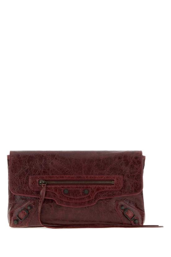 26FW 발렌시아가 르 시티 클러치 8733862ABEK 6154 MERLOT