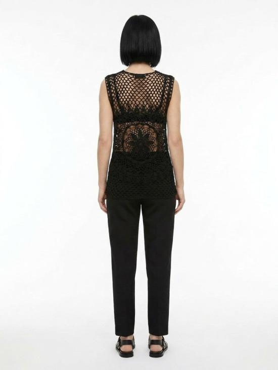  돌체앤가바나 민소매 티셔츠 DOI596KWF90ABN0000SG BLACK - DOLCE & GABBANA