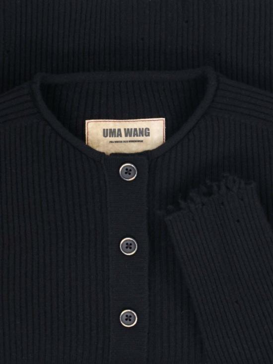 26FW 우마 왕 니트웨어 UK7111UW900 Black - UMA WANG