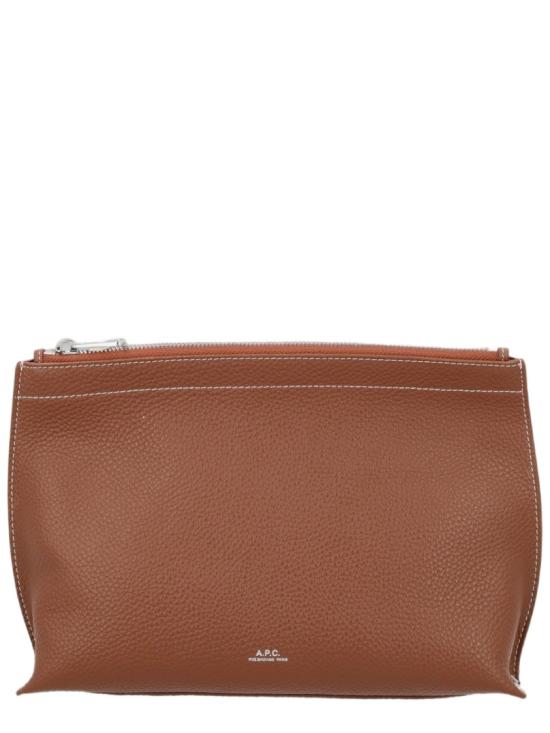 26FW 아페쎄 클러치/파우치 PXCBC F63023 CAD Brown