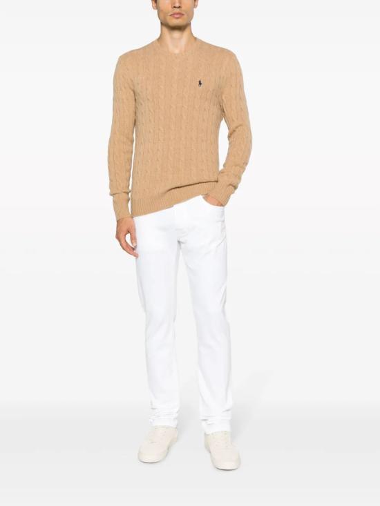 26FW 폴로 랄프로렌 케이블 니트 스웨터 710876762 009 BEIGE - POLO RALPH LAUREN