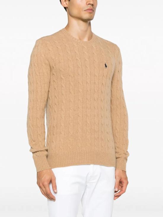 26FW 폴로 랄프로렌 케이블 니트 스웨터 710876762 009 BEIGE - POLO RALPH LAUREN
