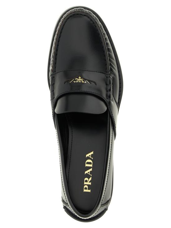 25FW 프라다 플랫 슈즈 PR325697BM BLACK - PRADA