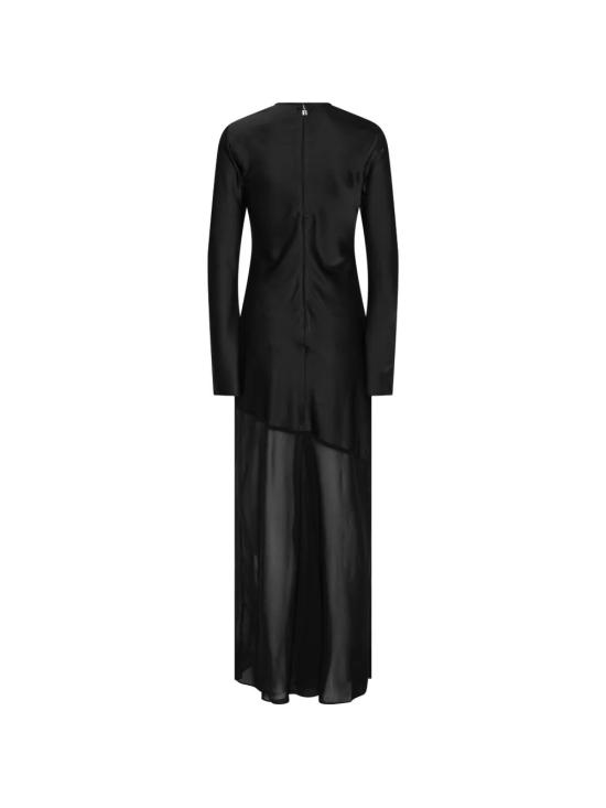 26FW 로테이트 미디 원피스 116655 100 Nero - ROTATE