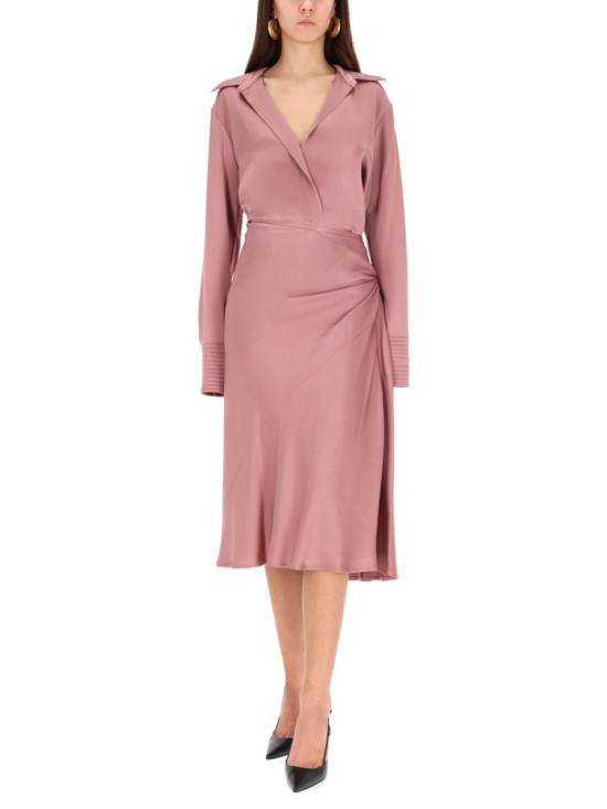 25FW 드리스 반 노튼 미디 스커트 010857 2070301 Pink - DRIES VAN NOTEN