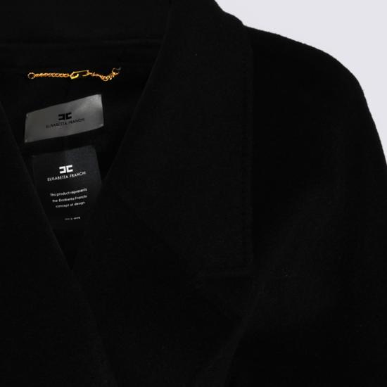26FW 엘리자베타프랜치 코트 CP01D66E2 110 Nero - ELISABETTA FRANCHI