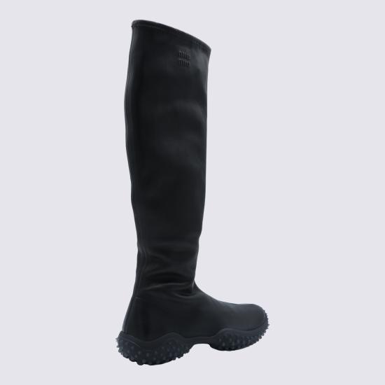 26FW 미우미우 스트레치 나파 레더 부츠 5W805EFA045 L68F0002 NERO - MIU MIU