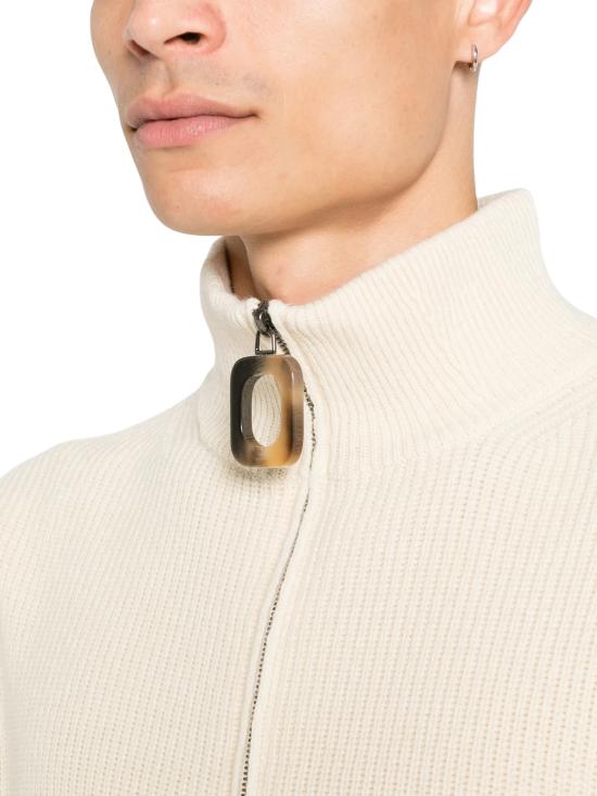 26FW JW앤더슨 집업 니트 KW1481 YN0542006 WHITE - JW ANDERSON